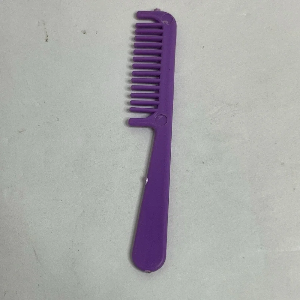 VTG Superstar Dryer Comb Barbie 80s 90s Purple Hair Dryer Handheld Doll